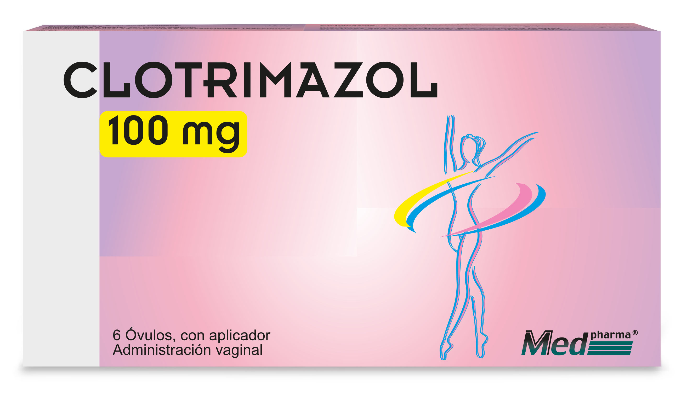 Clotrimazol caja con 6 óvulos y aplicador