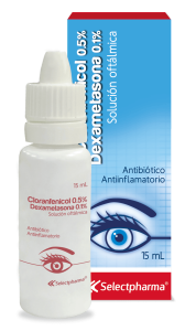 cloranfenicol + dexametasona