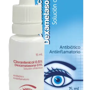 cloranfenicol + dexametasona