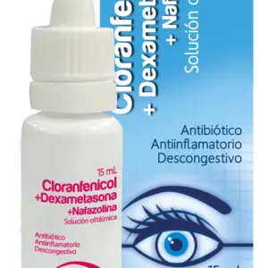 cloranfenicol + dexametasona + nafazolina