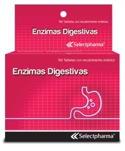 selectpharma enzimas digestivas tabletas