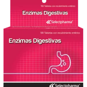 selectpharma enzimas digestivas tabletas