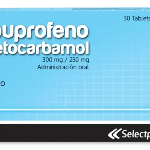 ibuprofeno + metocarbamol