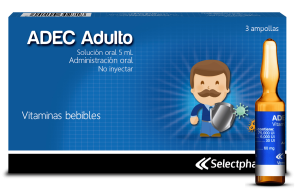 vitaminas adec adulto