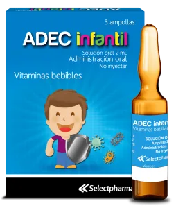 vitaminas adec infantil