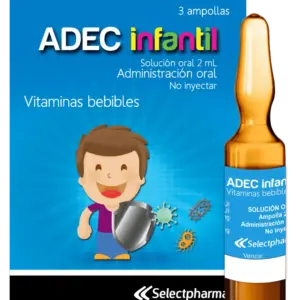 vitaminas adec infantil
